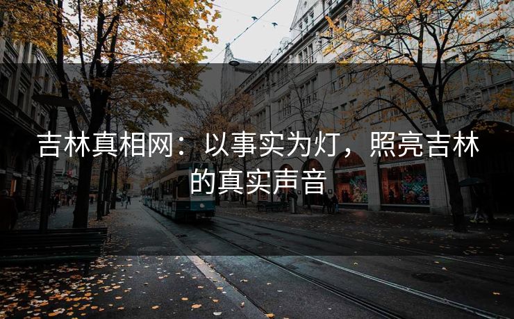 吉林真相网：以事实为灯，照亮吉林的真实声音
