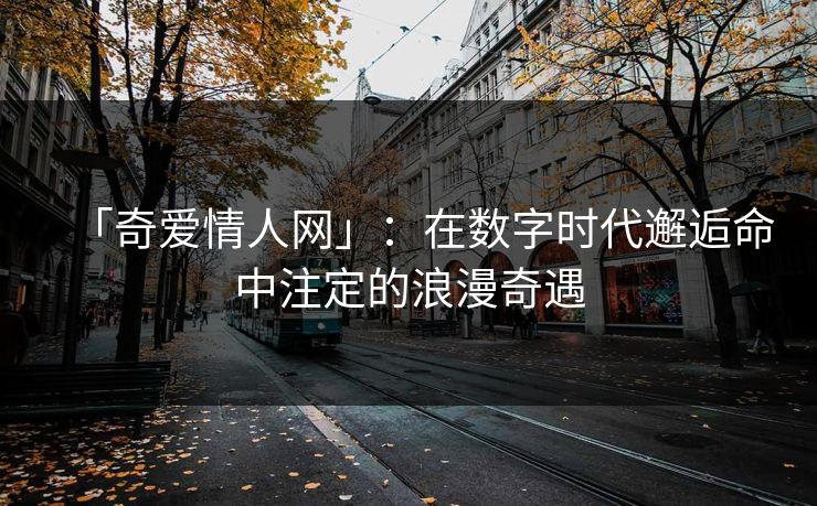 「奇爱情人网」：在数字时代邂逅命中注定的浪漫奇遇